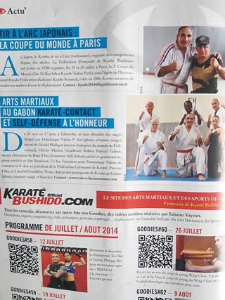 Article Karaté Bushido : arts martiaux au Gabon, karaté-contact et self-défense