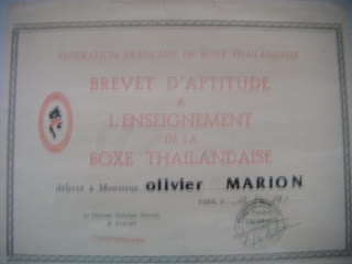 Brevet d'aptitude à l'enseignement de la boxe thaïlandaise