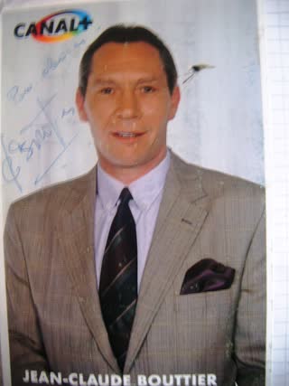 Photo dédicacée de Jean-Claude Bouttier