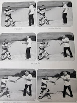 Planche technique historique de boxe française et savate